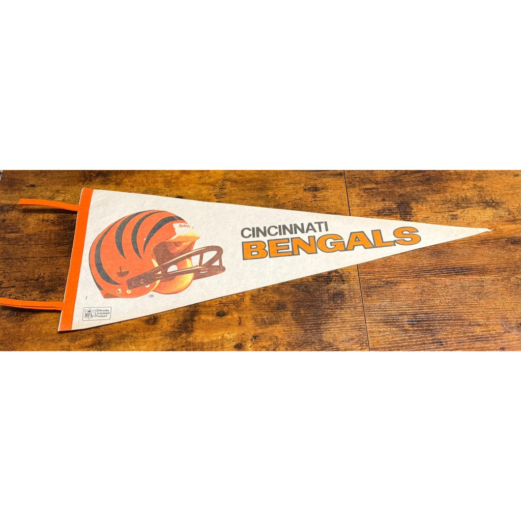 Vintage NFL Cincinnati Bengals pennant