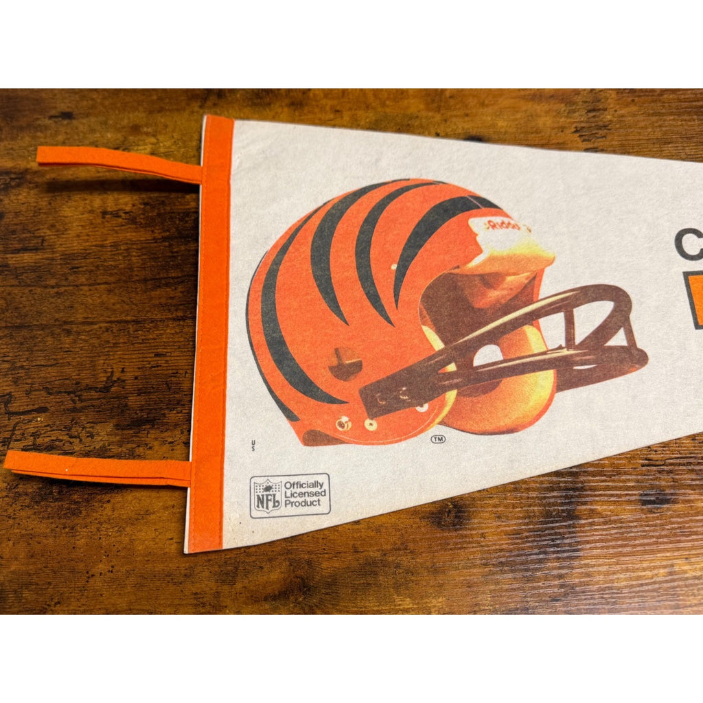 Vintage NFL Cincinnati Bengals pennant