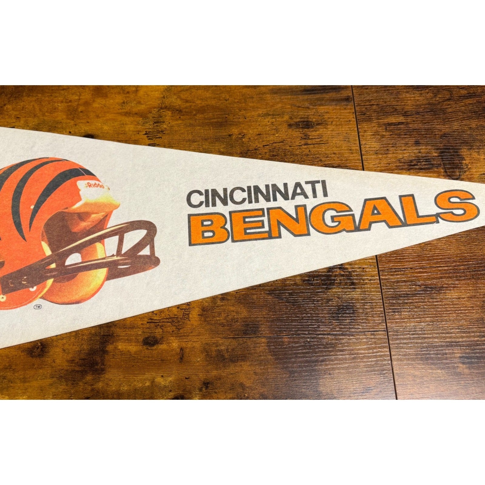 Vintage NFL Cincinnati Bengals pennant