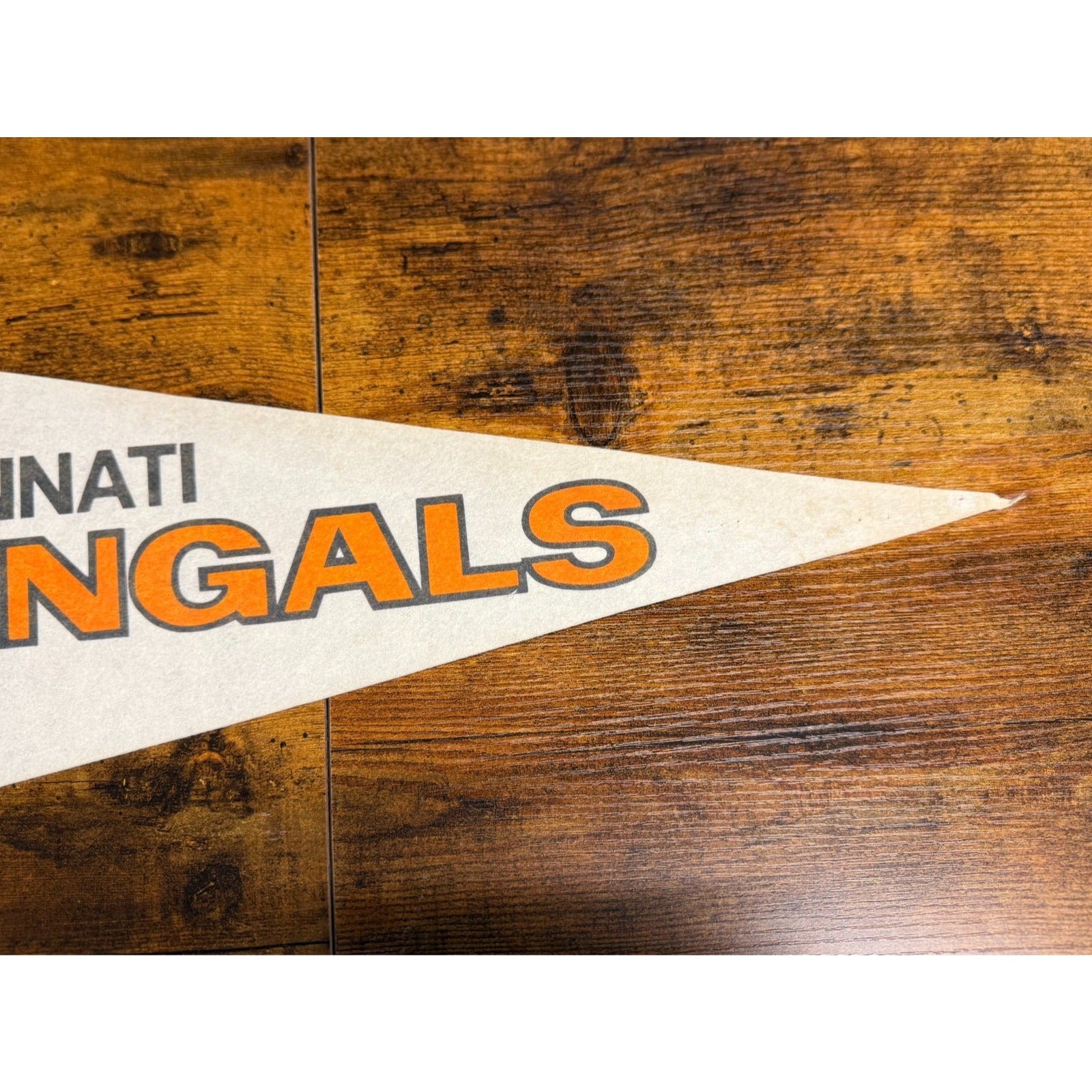 Vintage NFL Cincinnati Bengals pennant