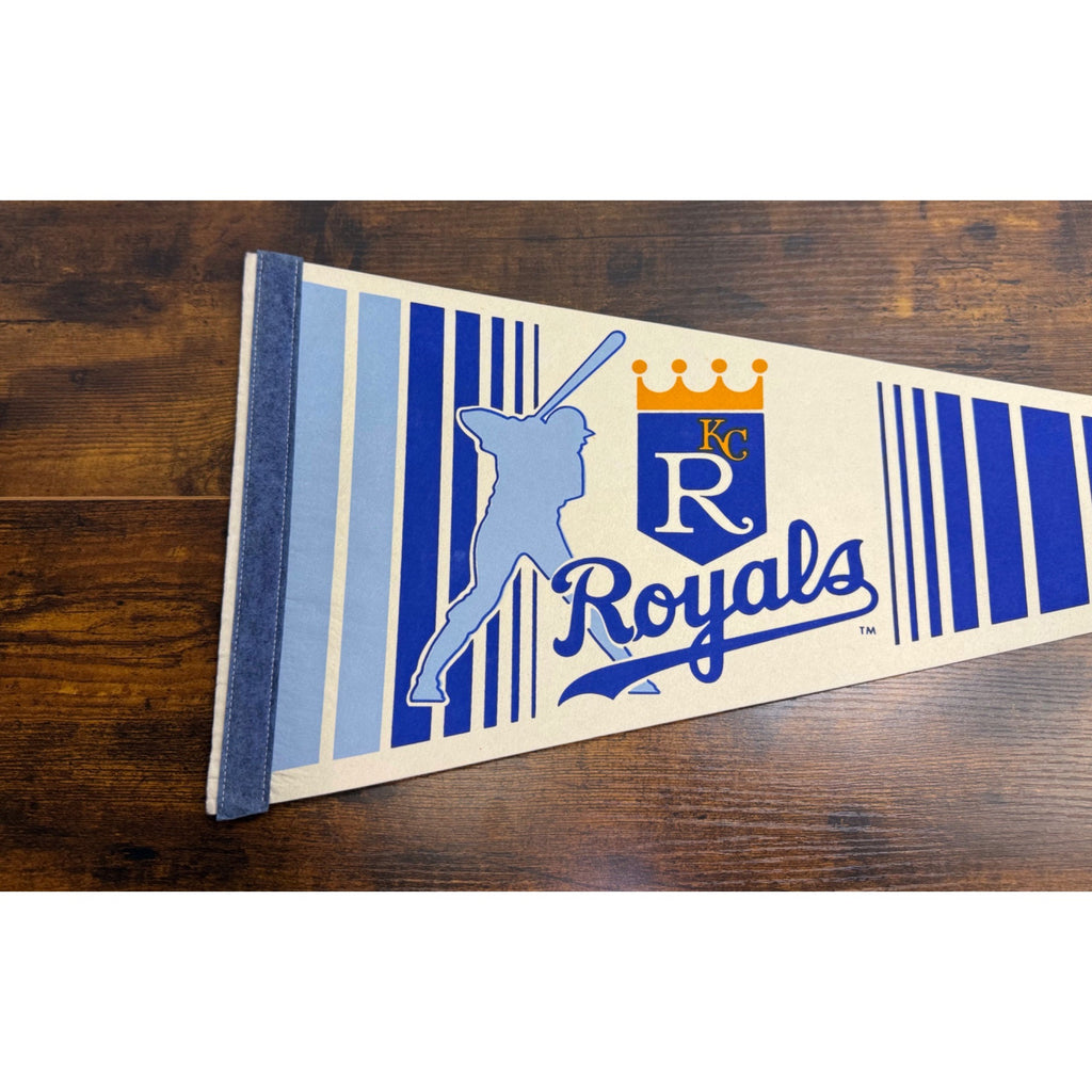 Kansas City Royals MLB Vintage Felt Pennant Official Licensed 30 inches