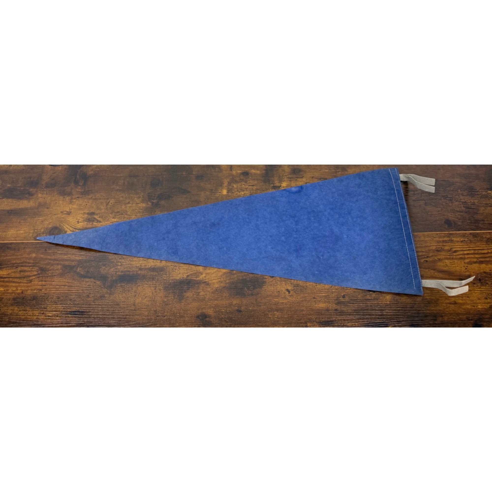 Vintage Detroit Lions NFL Felt Pennant Blue & Gray 1960s Style Football Memorabilia 11x29 Inches