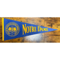 Vintage University of Notre Dame pennant