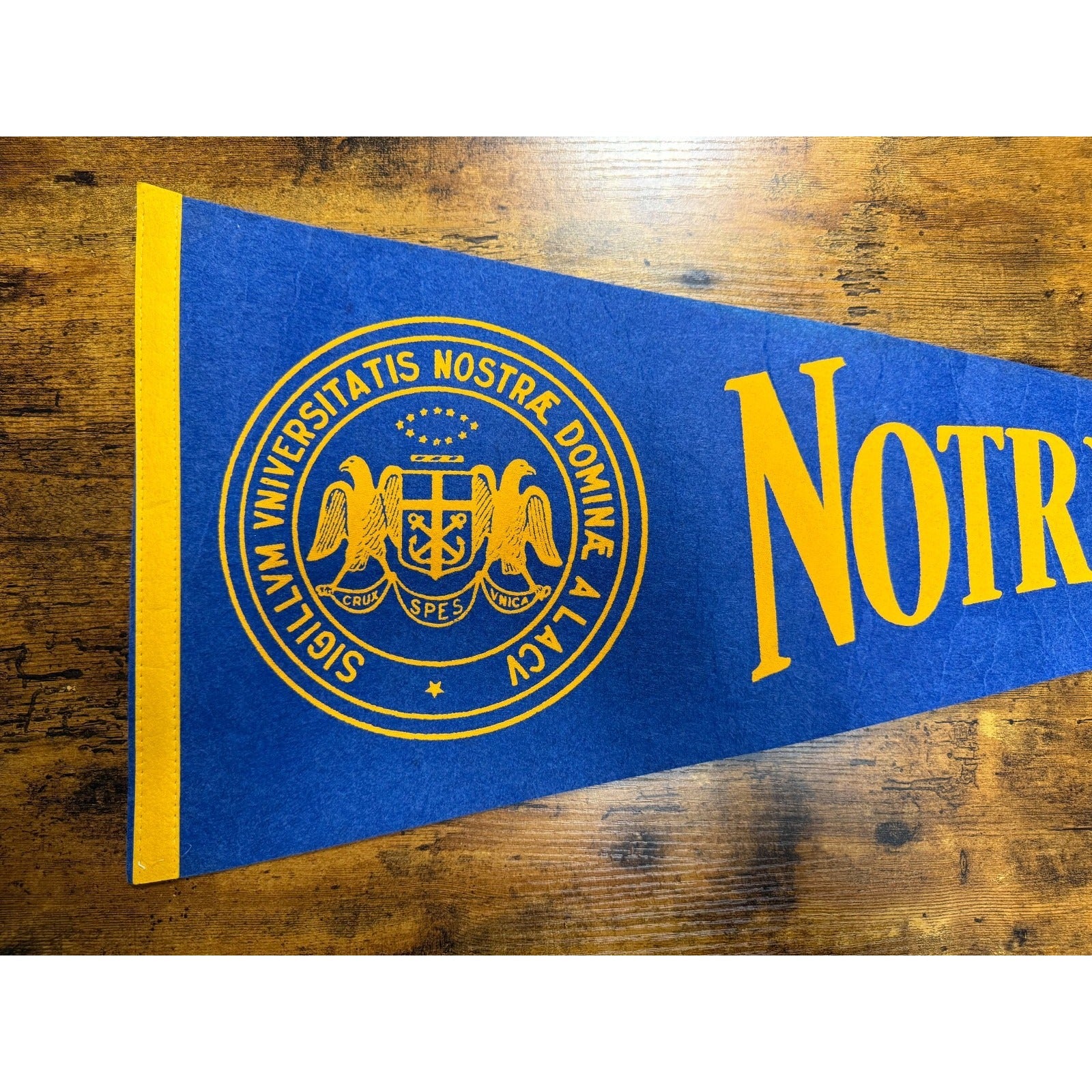 Vintage University of Notre Dame pennant