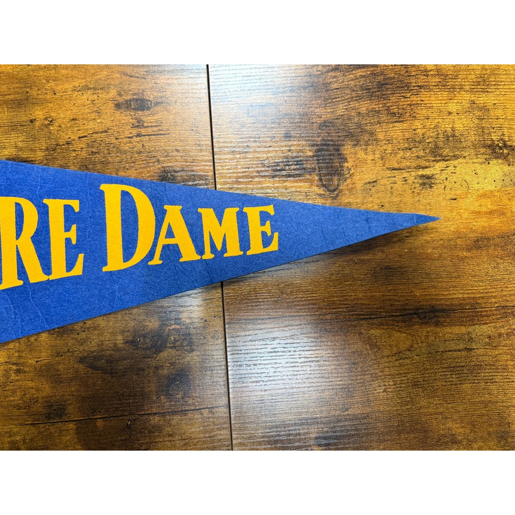 Vintage University of Notre Dame pennant