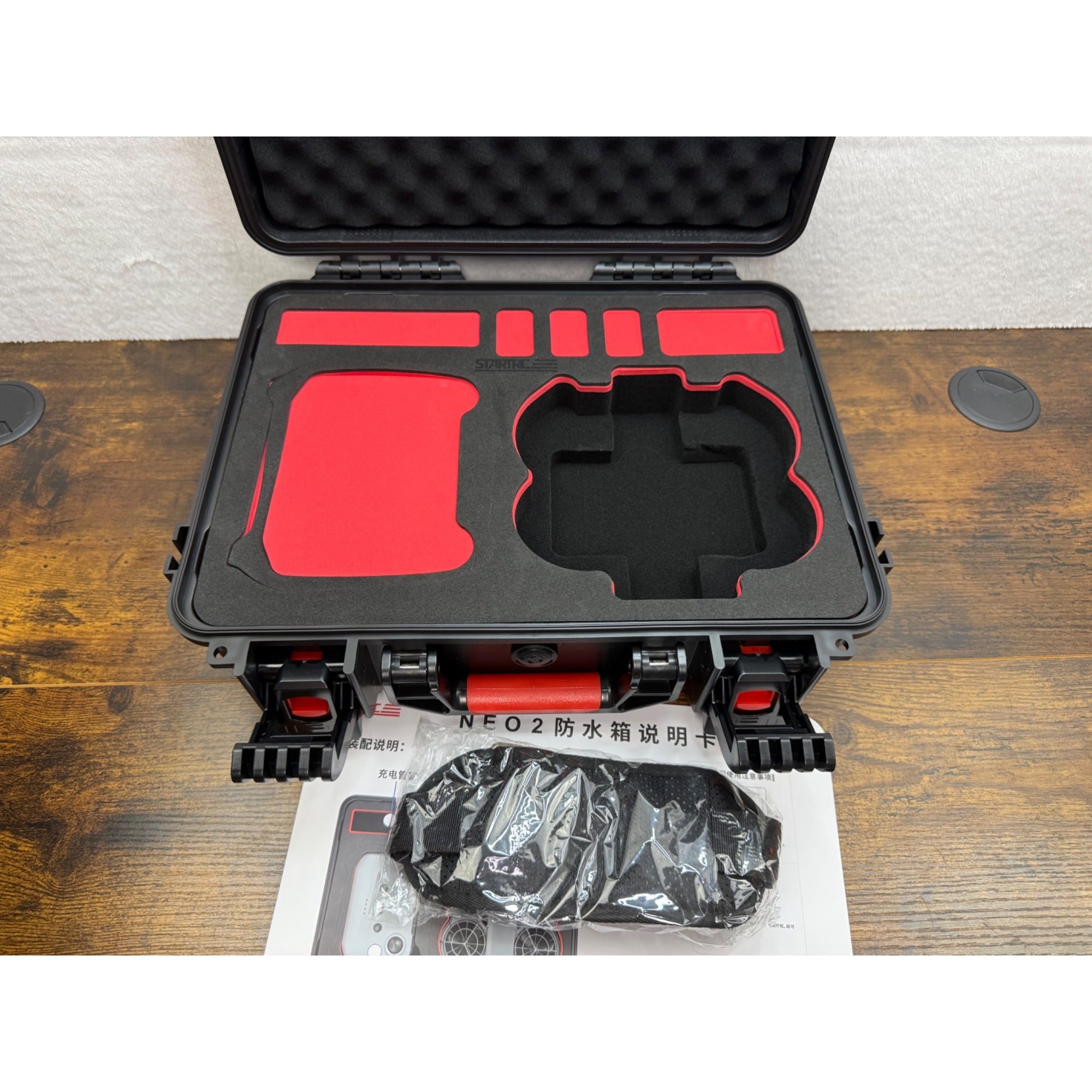 Startrc Black Waterproof Hard Shell Carrying Case for Neo 2 drone
