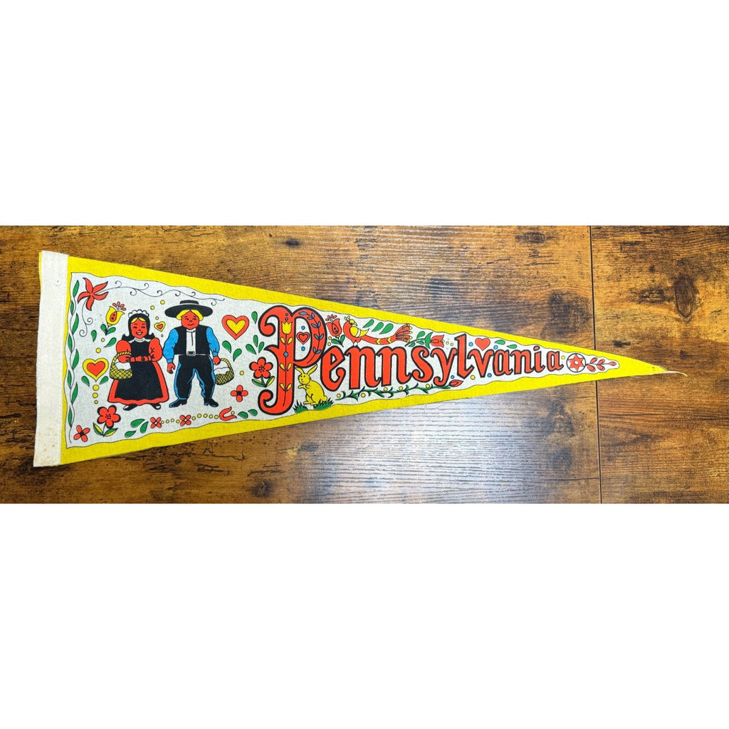 Vintage Pennsylvania Amish pennant