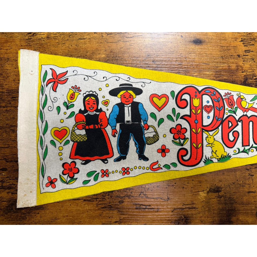 Vintage Pennsylvania Amish pennant
