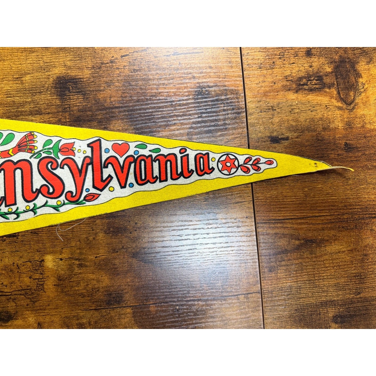 Vintage Pennsylvania Amish pennant