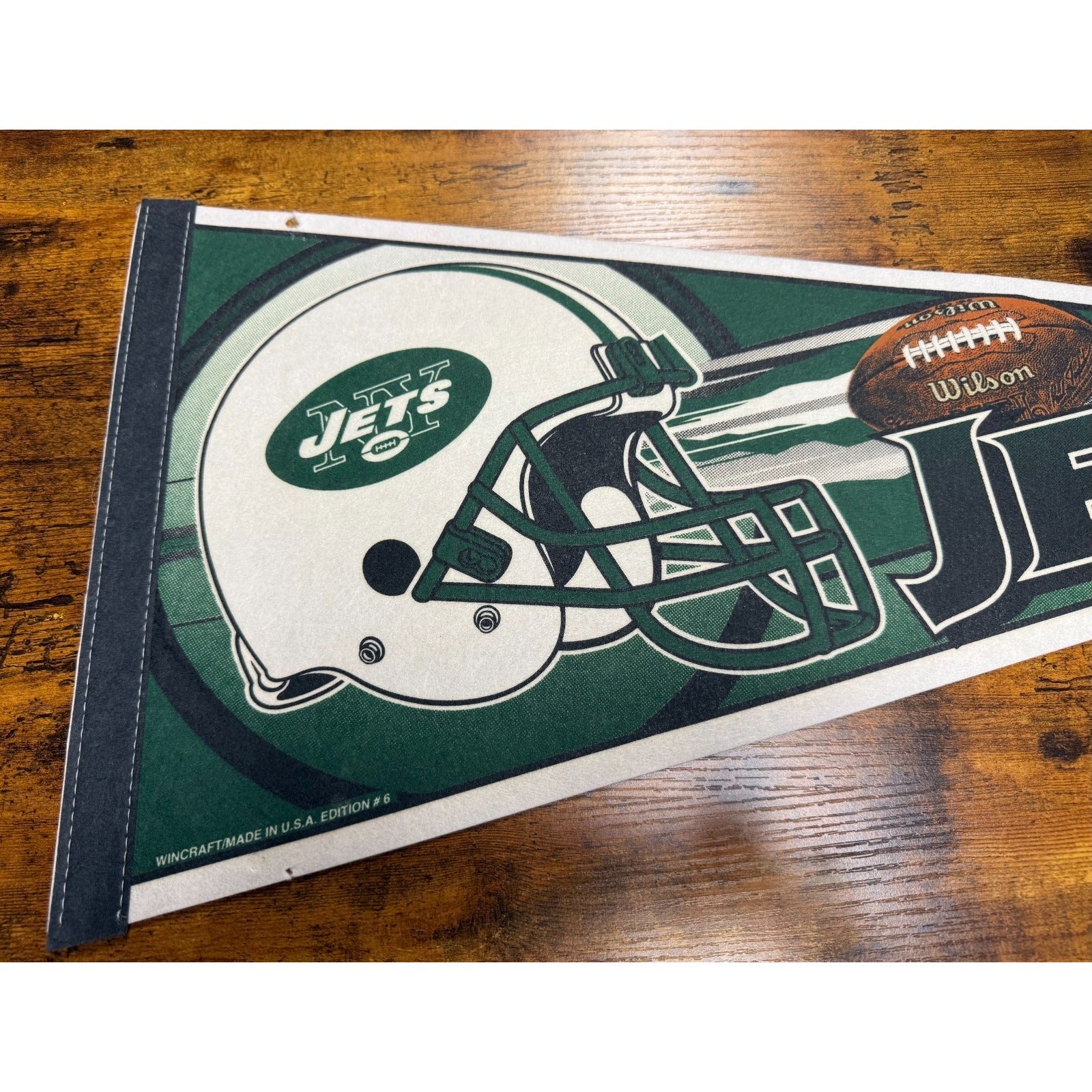 Vintage 90's NFL New York Jets pennant