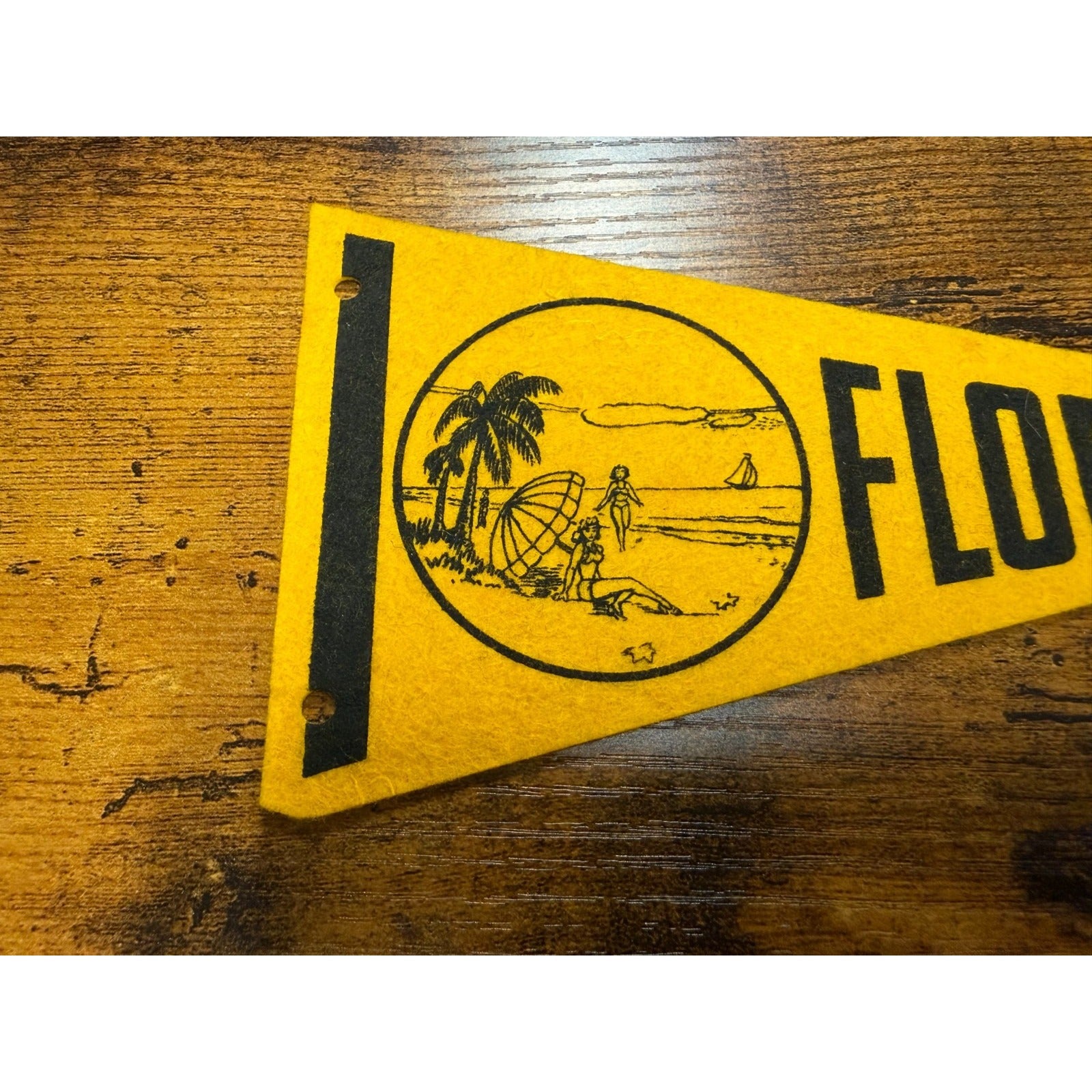 Vintage Florida mini pennant