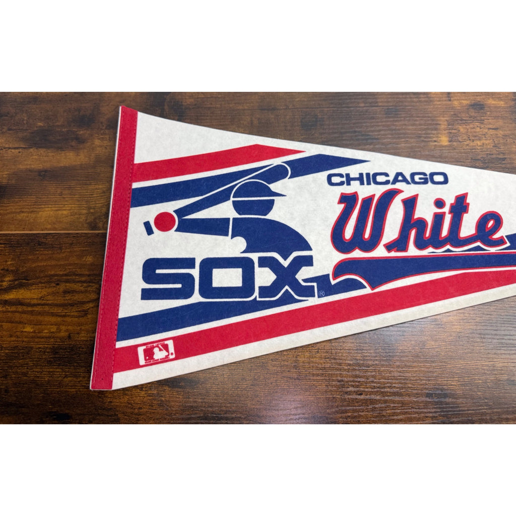 Chicago White Sox Vintage Felt Pennant MLB Baseball Memorabilia 29.5 inches