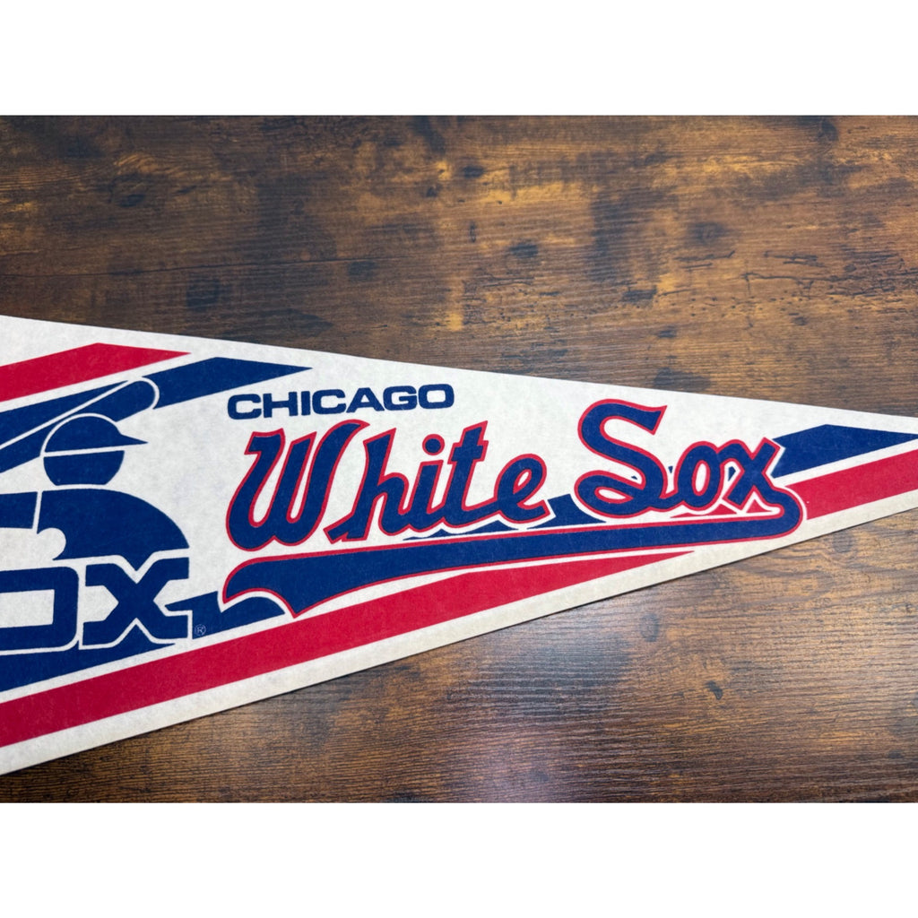 Chicago White Sox Vintage Felt Pennant MLB Baseball Memorabilia 29.5 inches