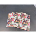 Set of 3 vintage Christmas wrapping paper with 2 different designs
