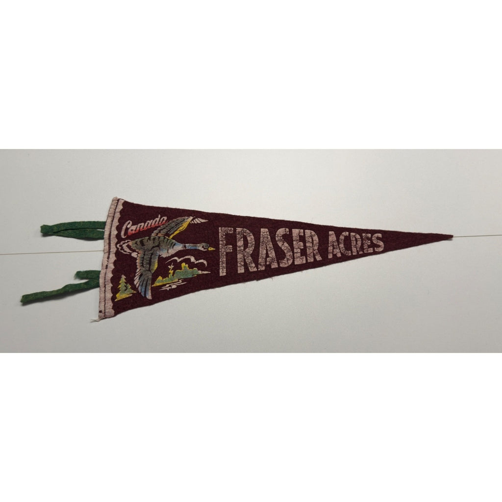 Vintage Fraser Acres, Canada pennant