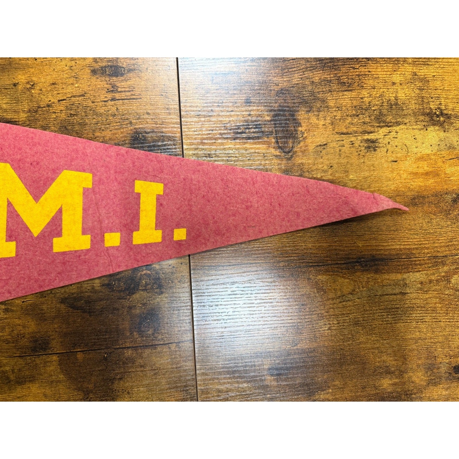 Vintage V.M.I. Virginia Military Institute pennant
