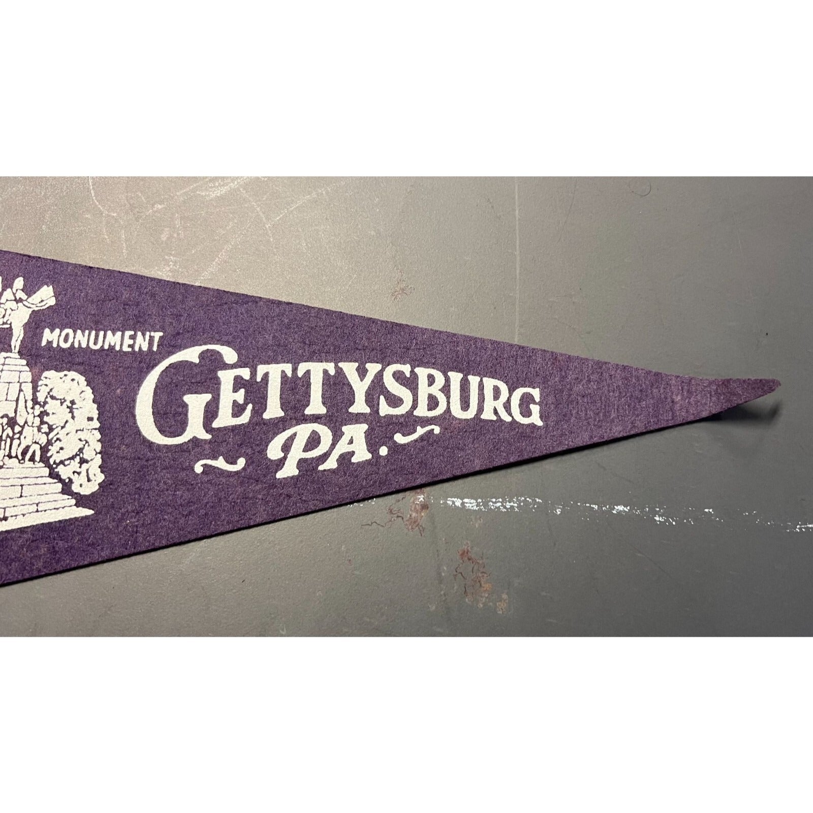 Vintage Gettysburg, PA pennant