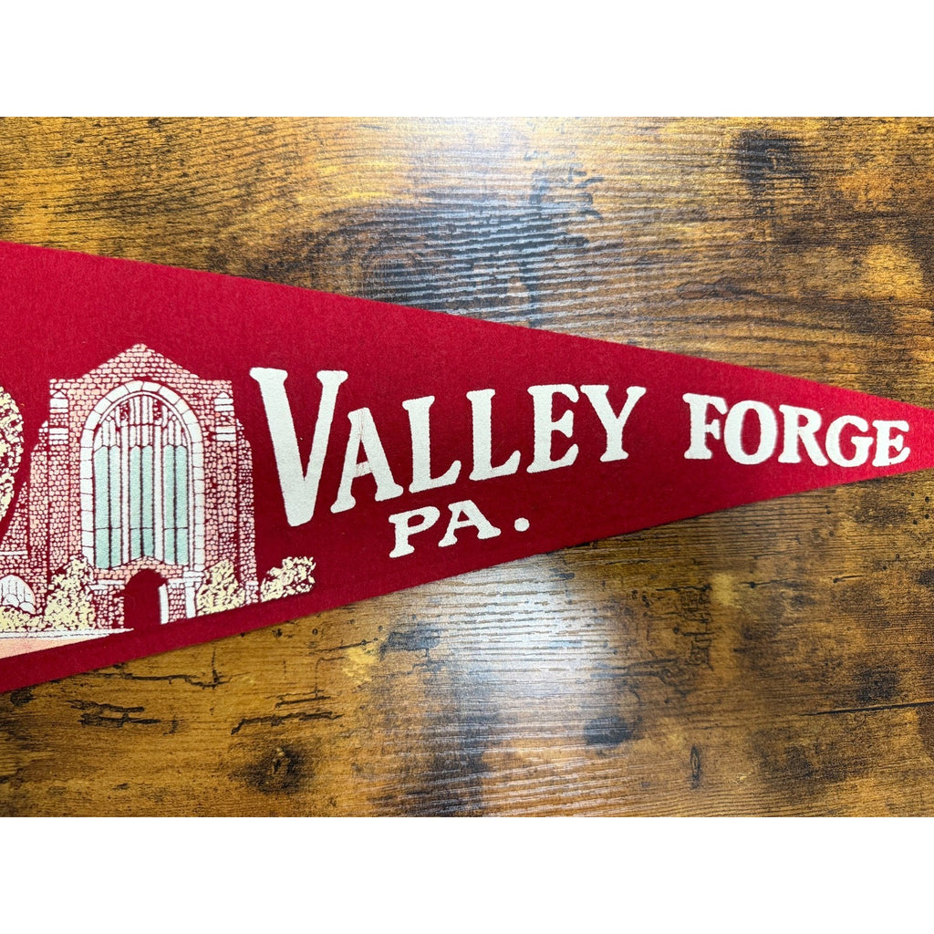 Vintage Valley Forge, Pennsylvania pennant
