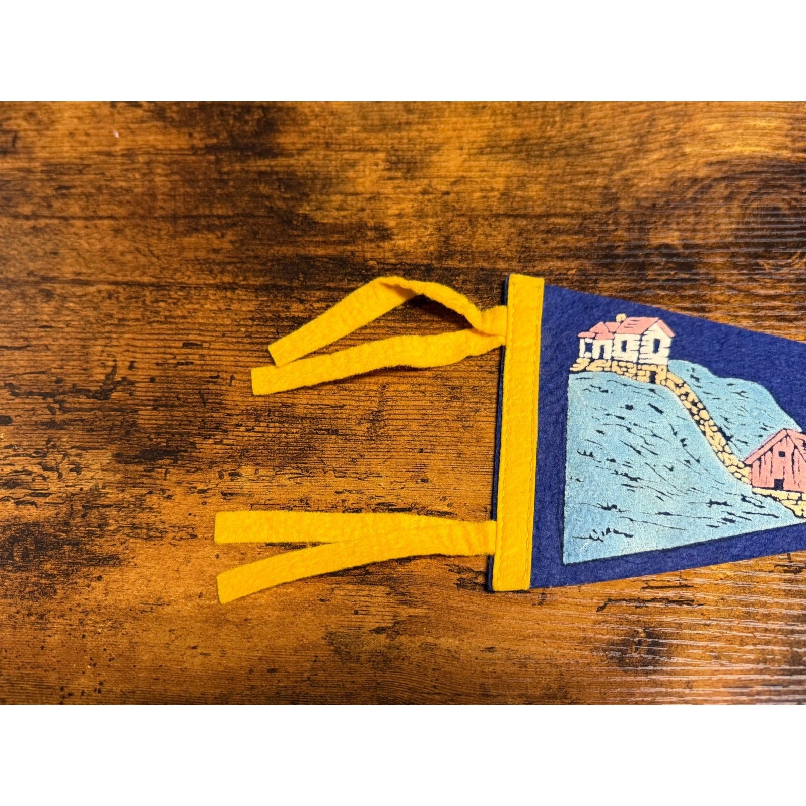 Vintage Dalton Gang Hideout Meade, Kansas pennant