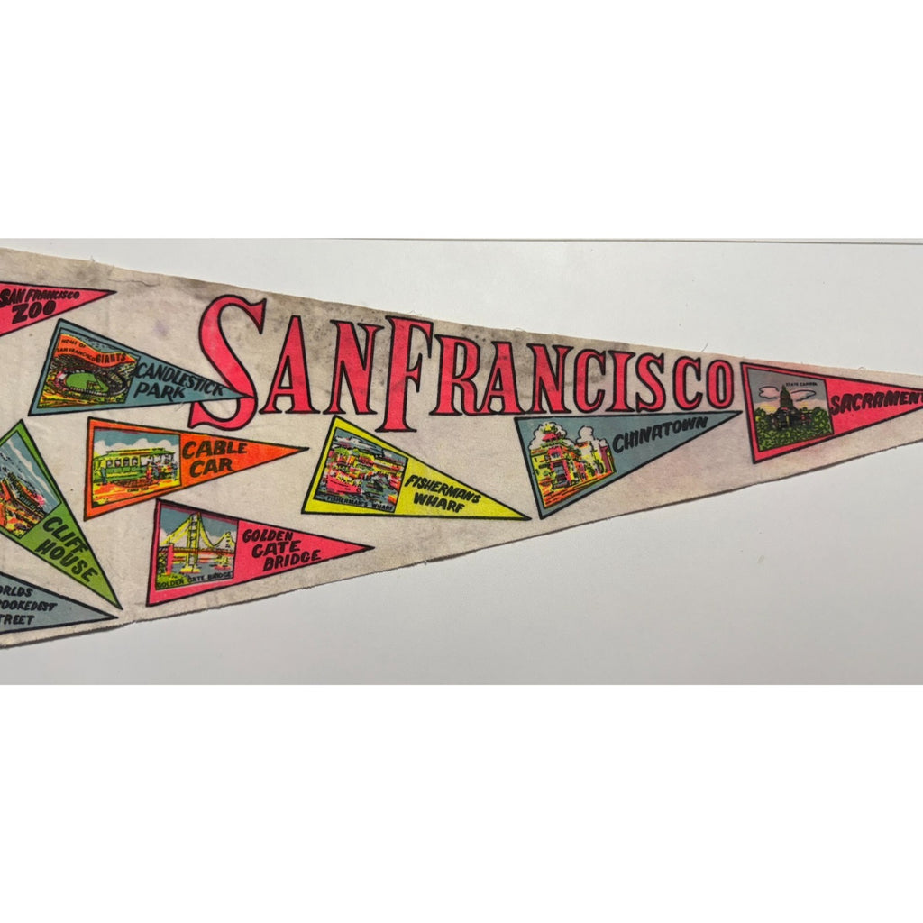 Vintage Cloth San Francisco pennant