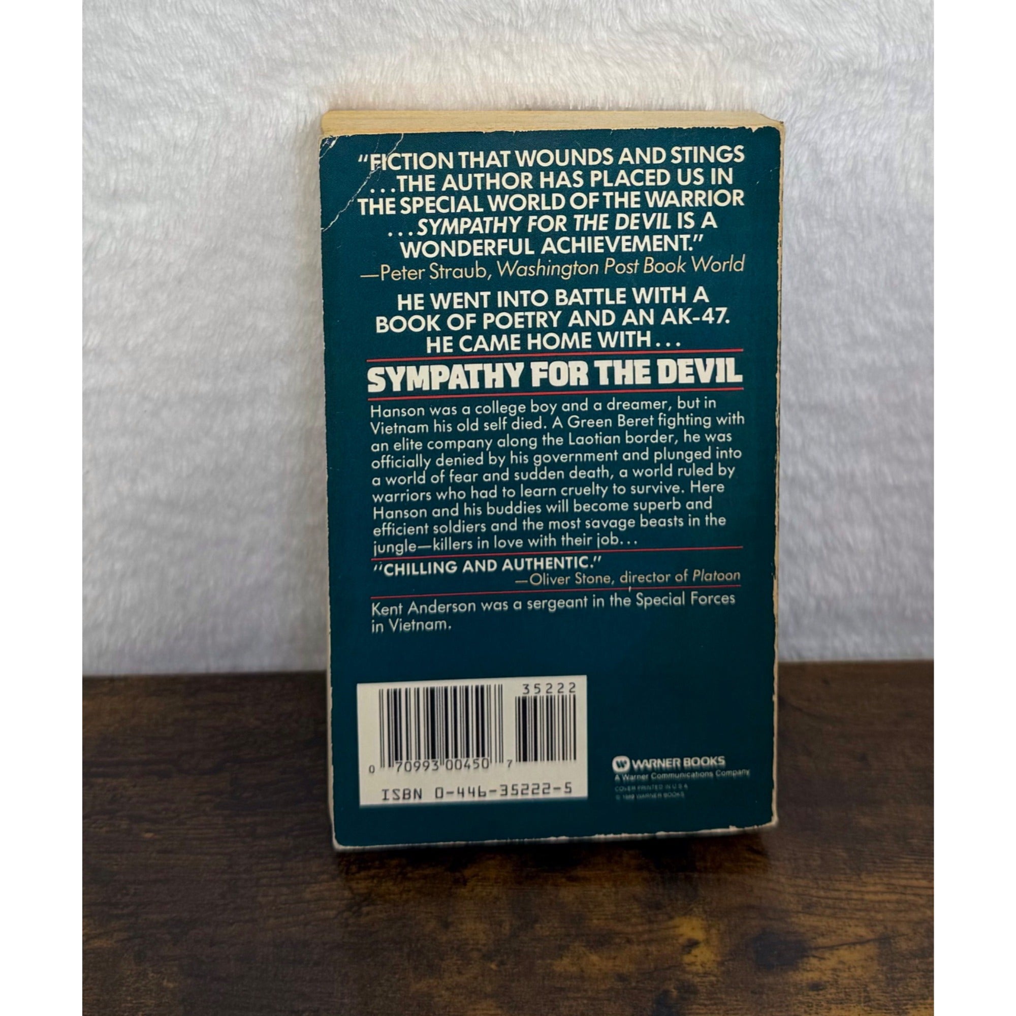 Sympathy For The Devil By Kent Anderson Vietnam War Novel Vintage Paperback
