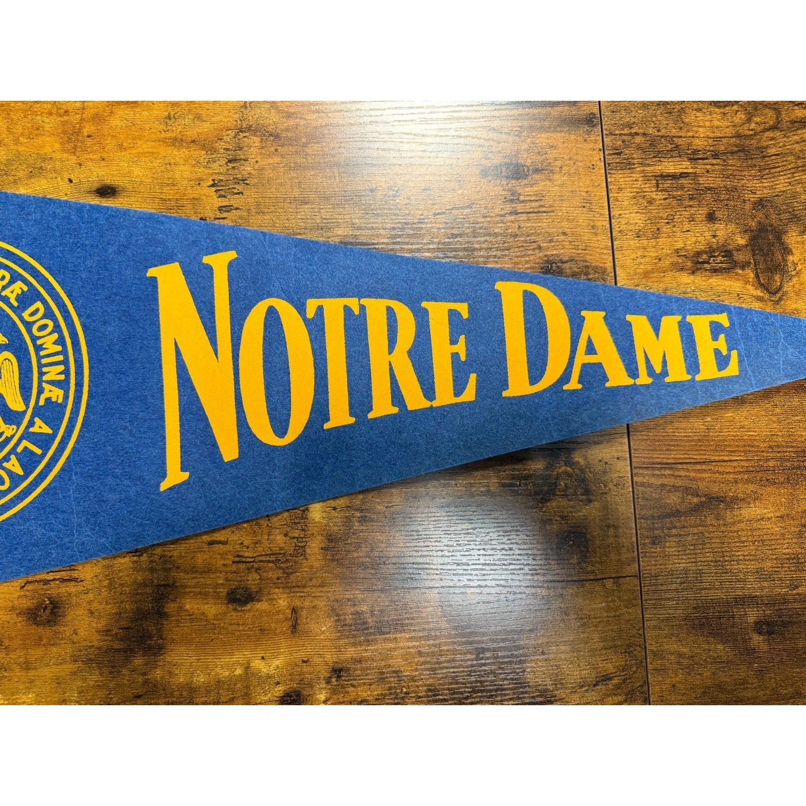 Vintage University of Notre Dame pennant