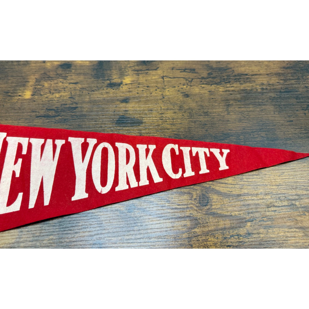 Vintage New York City Felt Pennant Empire State Building 26 inches