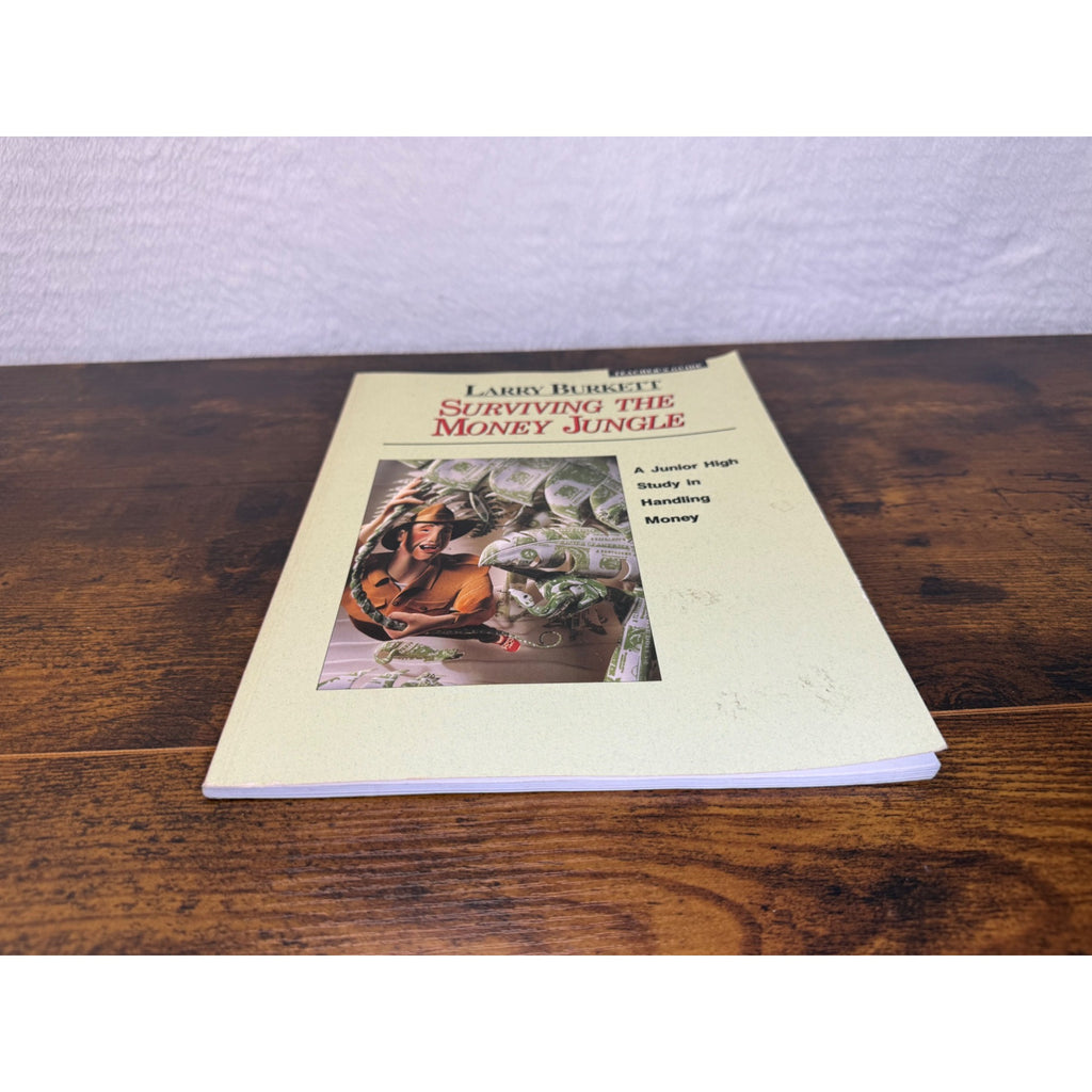 Larry Burkett Teachers Guide "Surviving The Money Jungle" Junior High