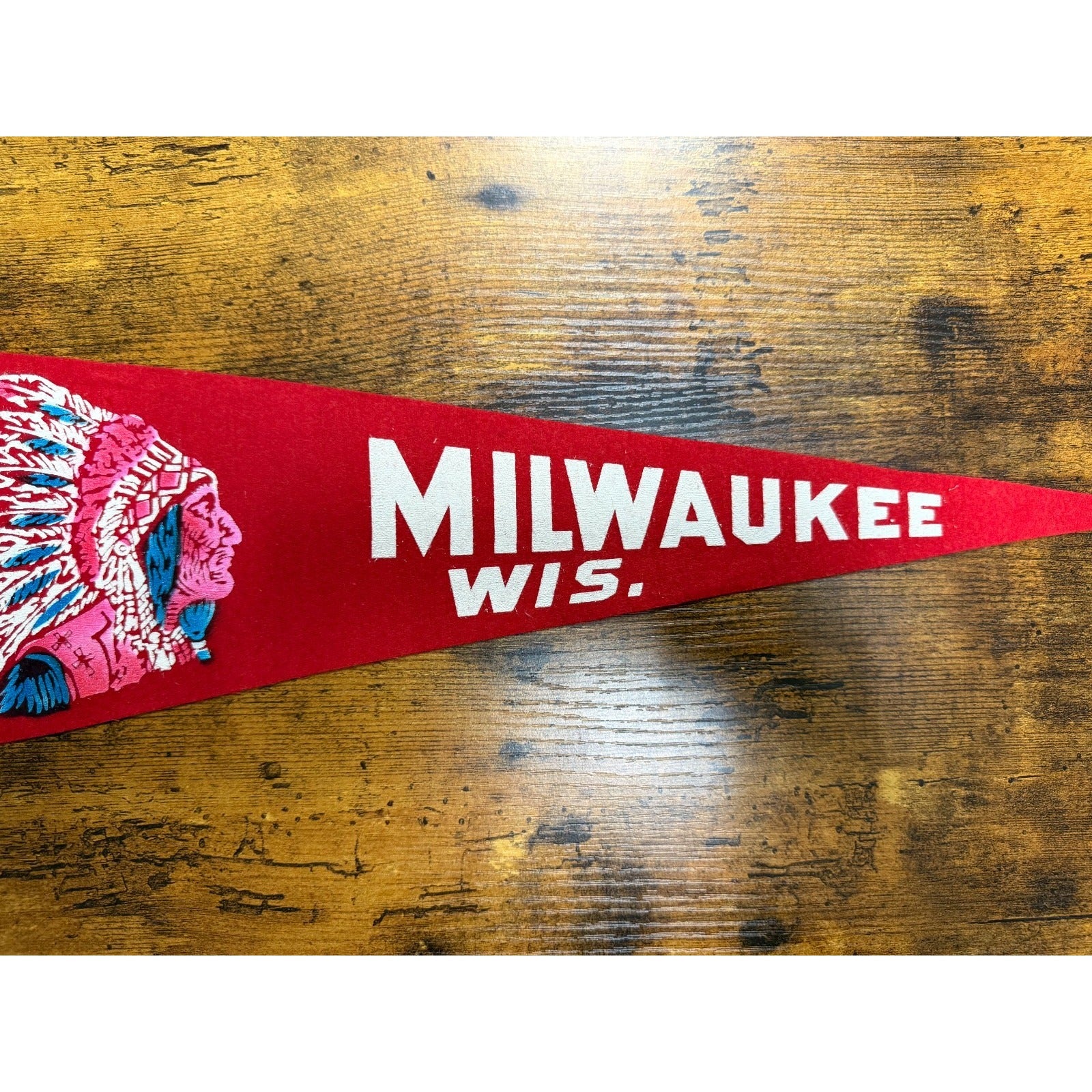 Vintage Milwaukee, Wisconsin pennant