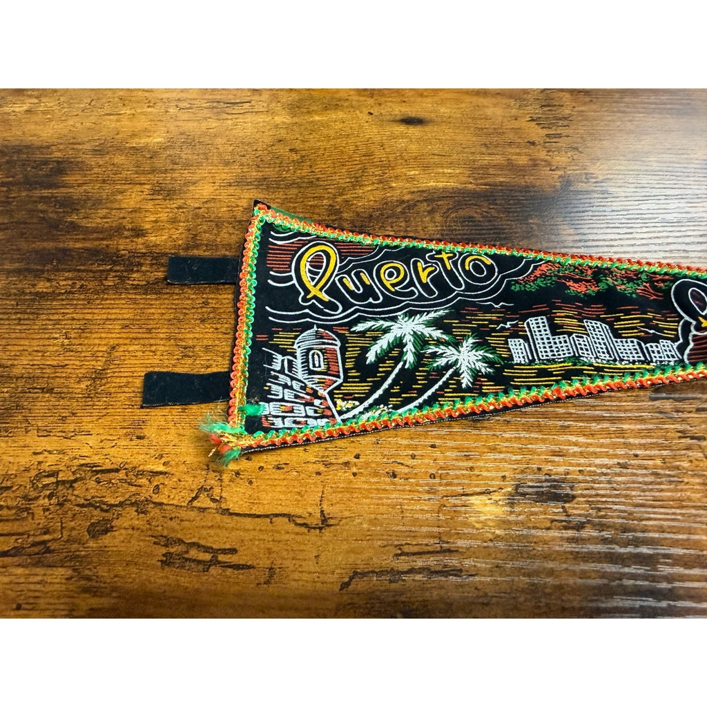 Vintage Puerto Rico pennant