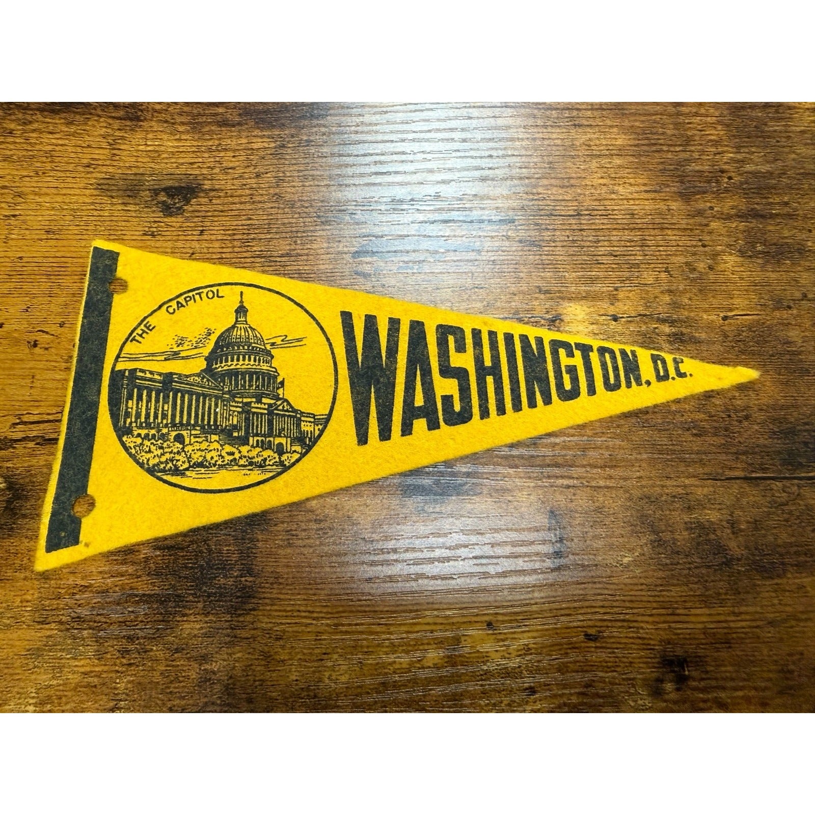 Vintage Washington D.C. mini pennant