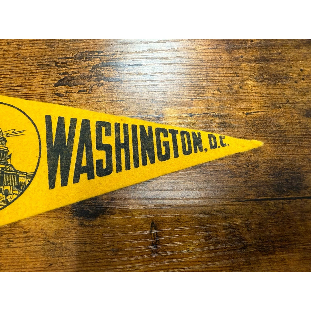 Vintage Washington D.C. mini pennant