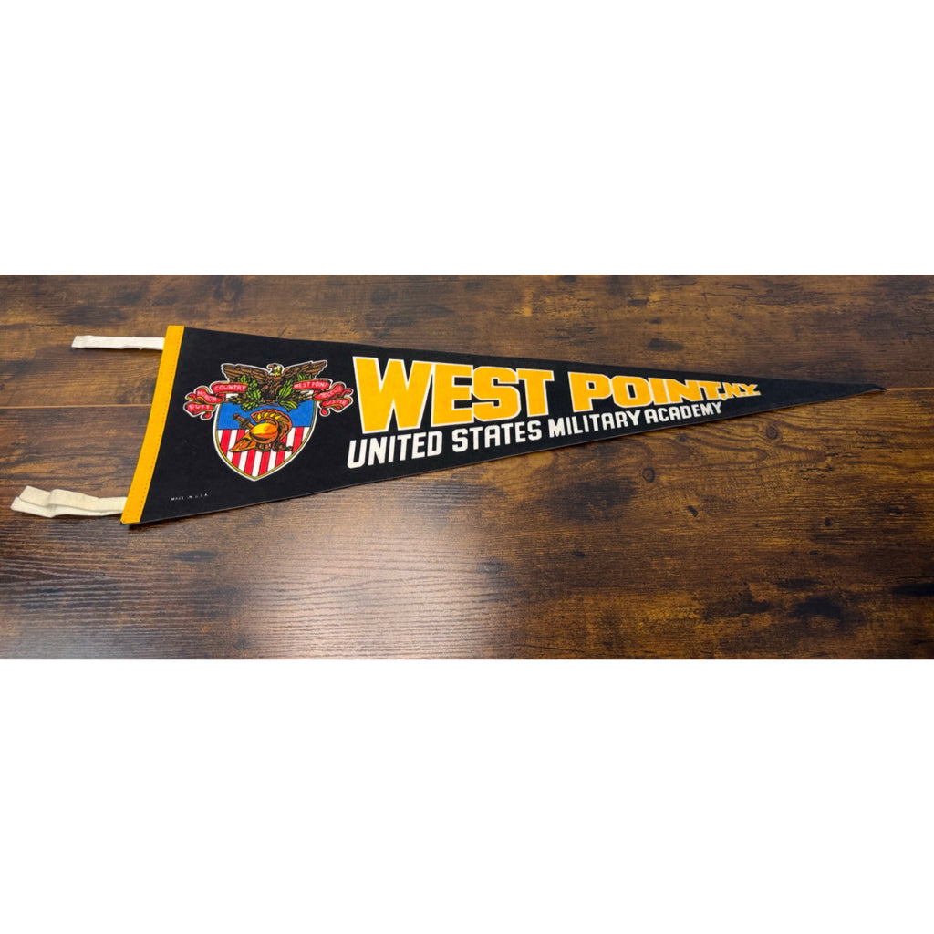 Vintage West Point NY United States Military Academy Felt Pennant