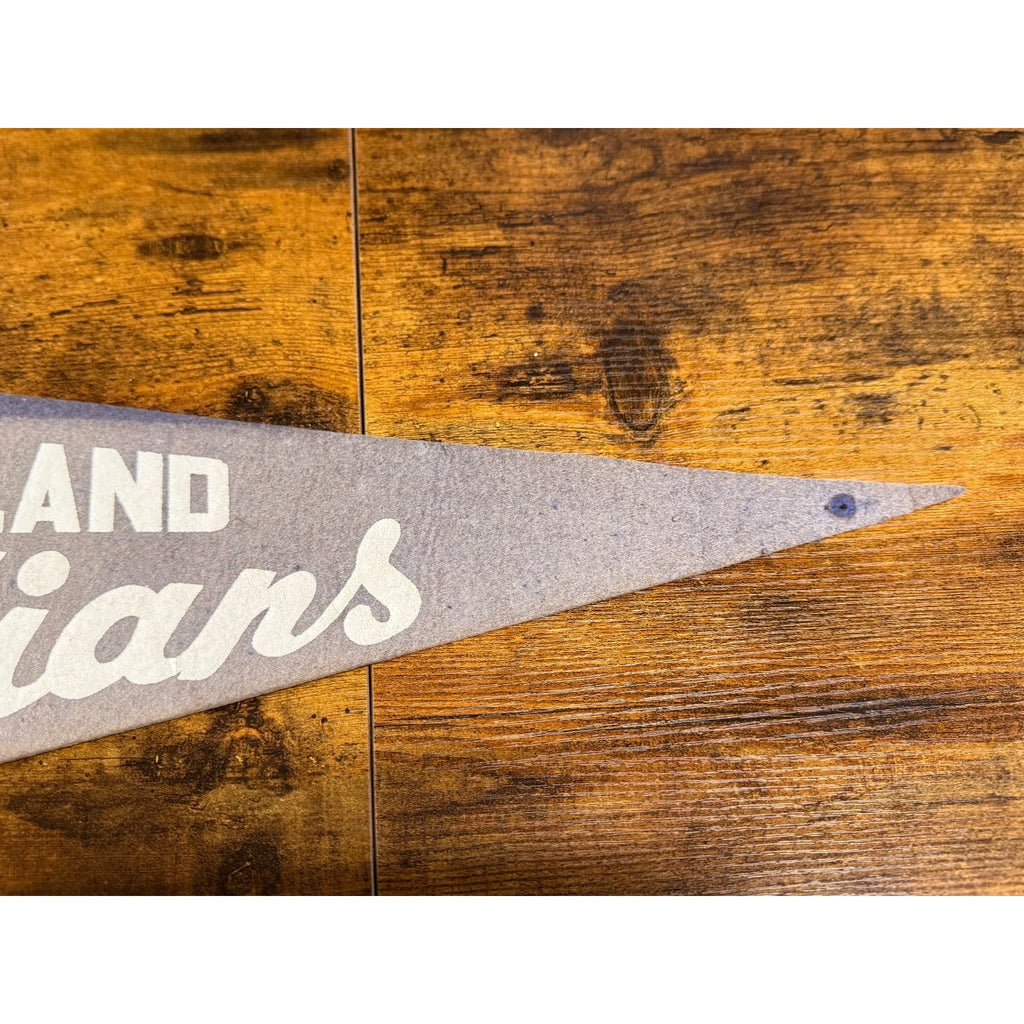 Vintage MLB Cleveland Indians pennant faded
