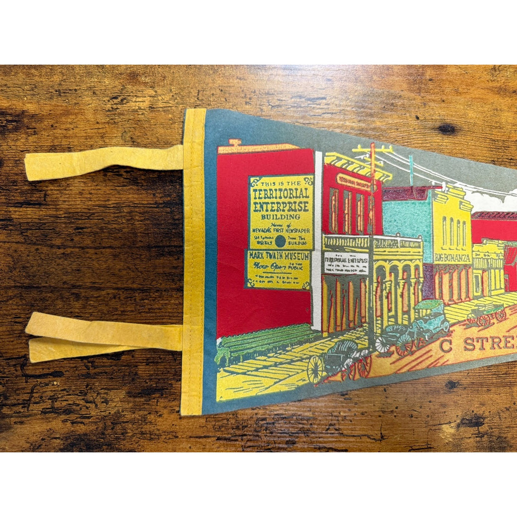 Vintage Virginia City, Nevada pennant
