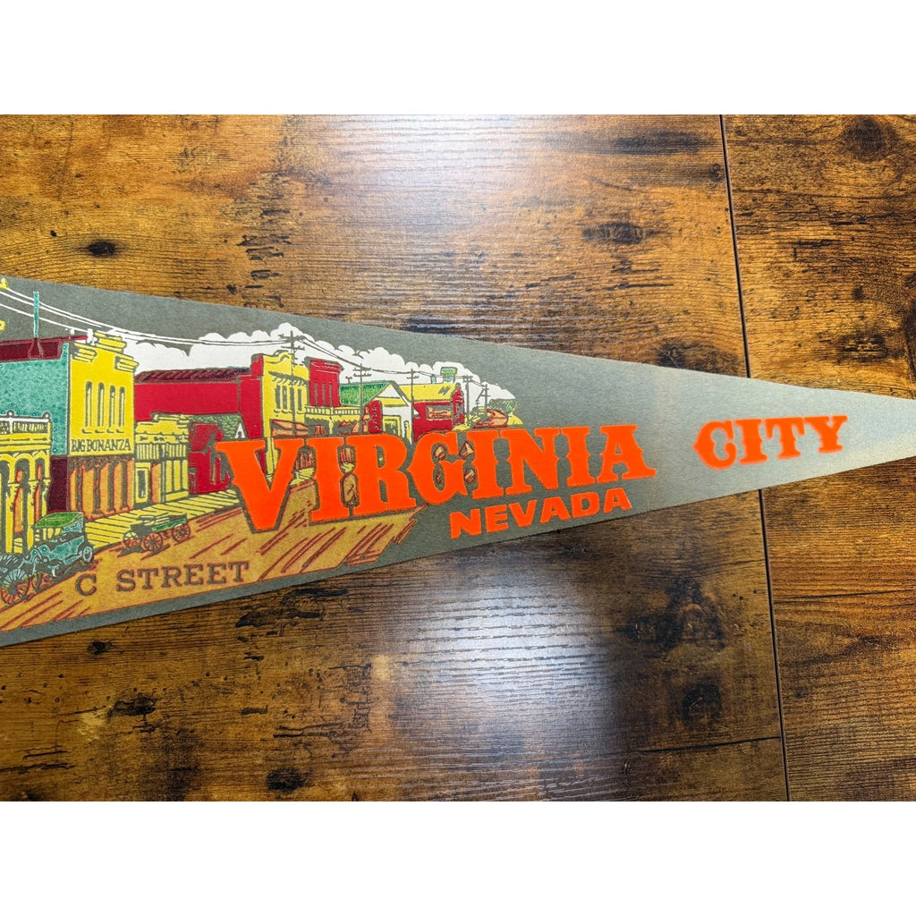 Vintage Virginia City, Nevada pennant