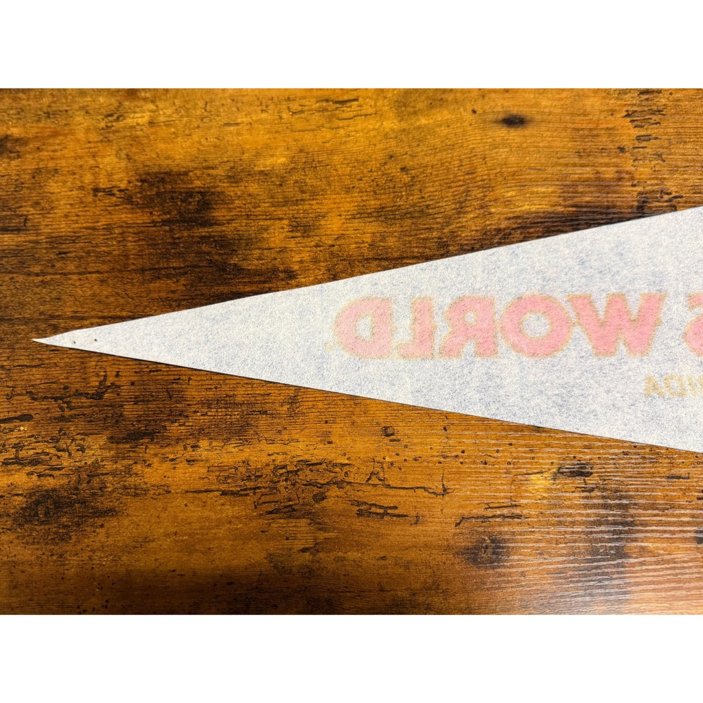 Vintage Ringling Brothers and Barnum and Bailey Circus World Florida pennant