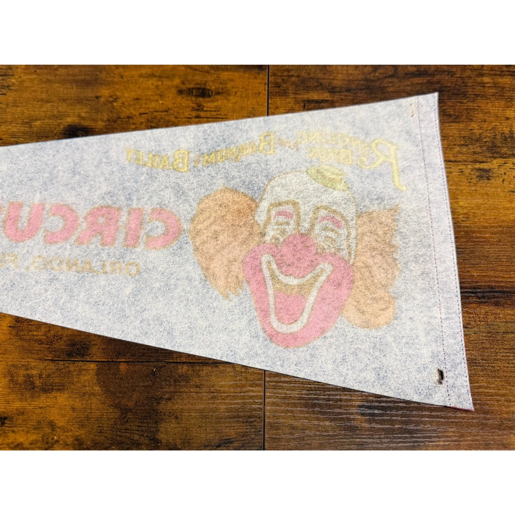 Vintage Ringling Brothers and Barnum and Bailey Circus World Florida pennant