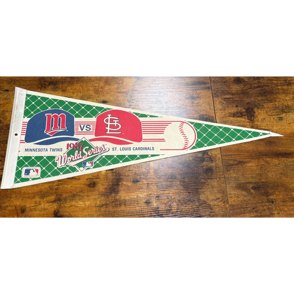 Minnesota Twins vs St Louis Cardinals 1987 World Series Full Size Pennant