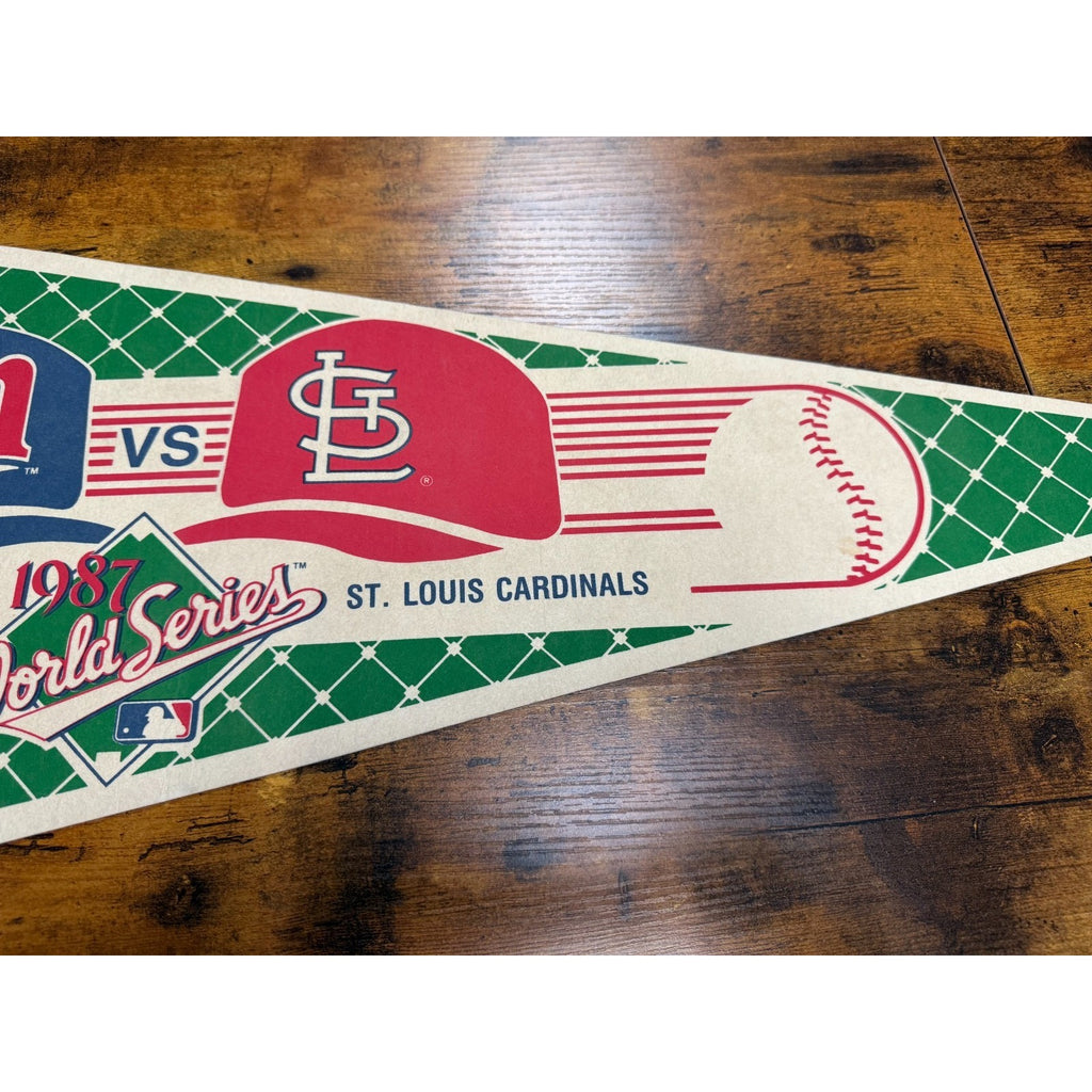Minnesota Twins vs St Louis Cardinals 1987 World Series Full Size Pennant