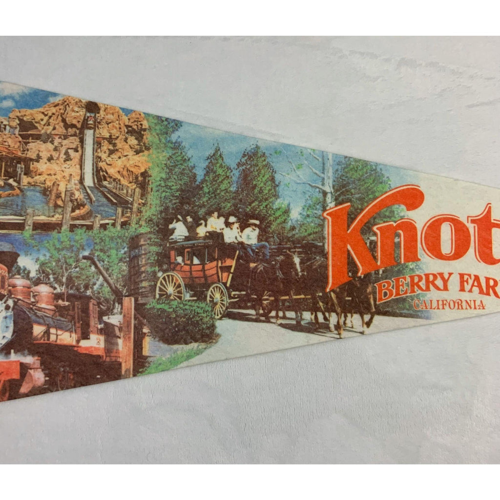 Vintage Knott's Berry Farms California pennant