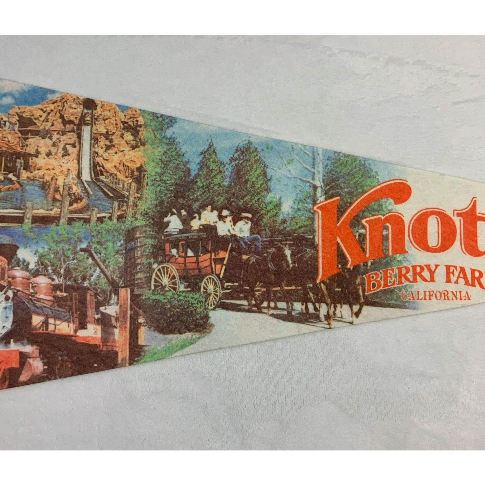 Vintage Knott's Berry Farms California pennant