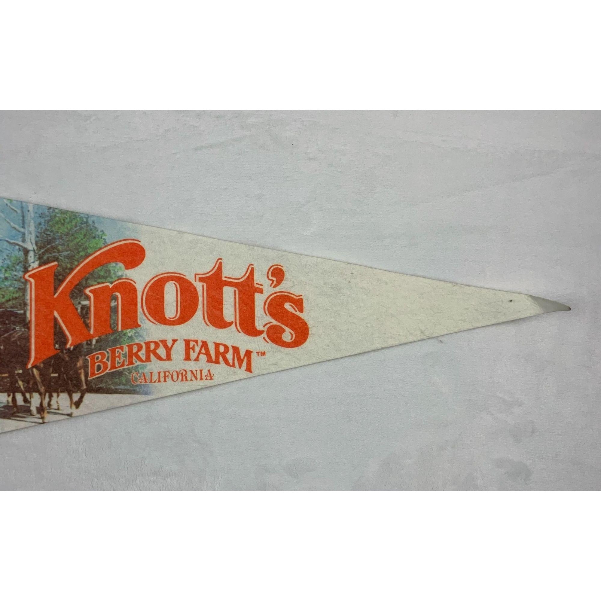 Vintage Knott's Berry Farms California pennant