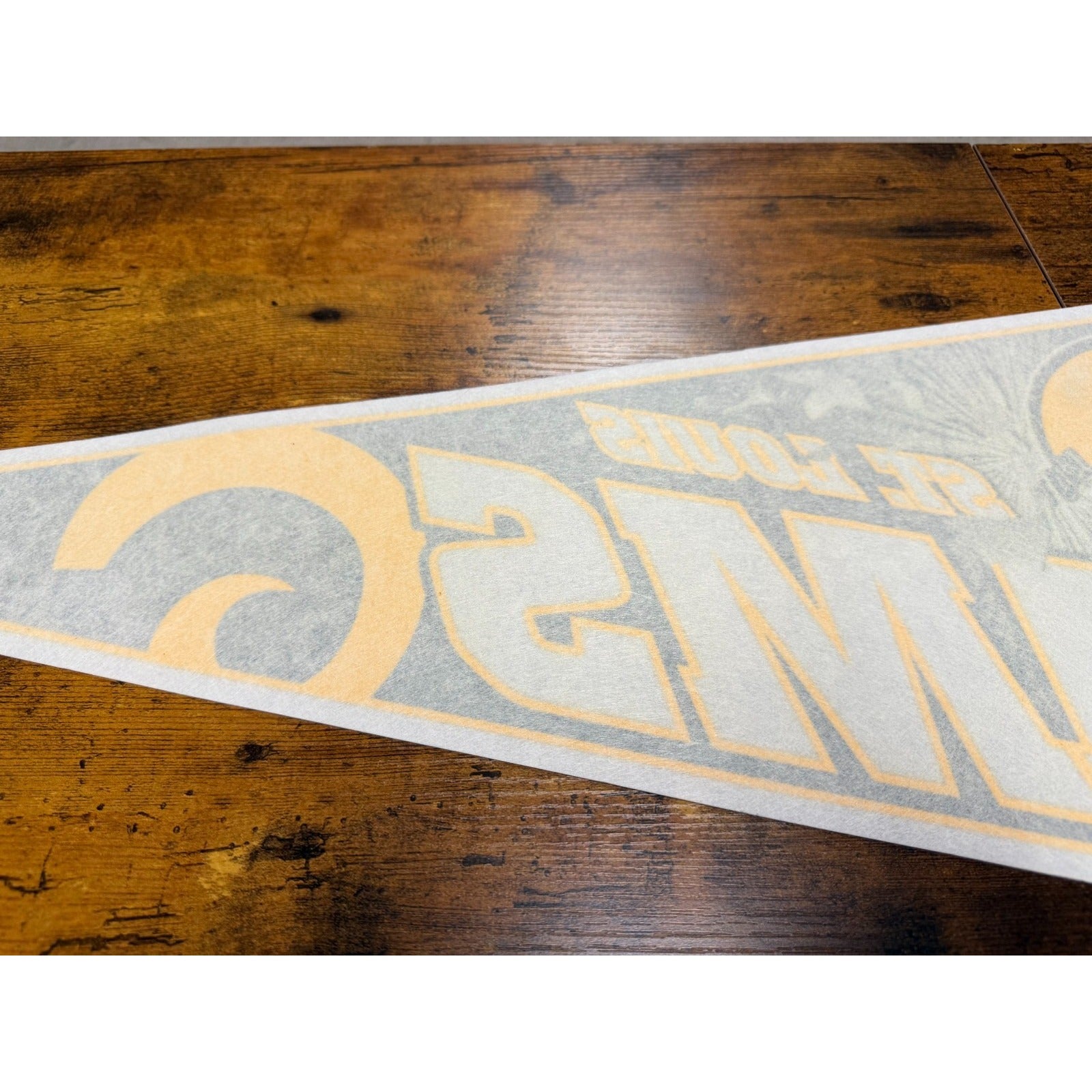 Vintage 90's NFL St. Louis Rams pennant