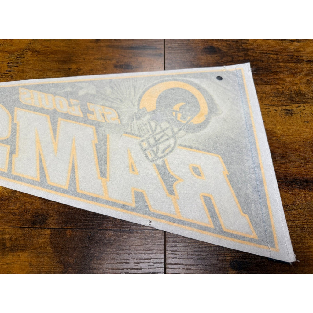 Vintage 90's NFL St. Louis Rams pennant