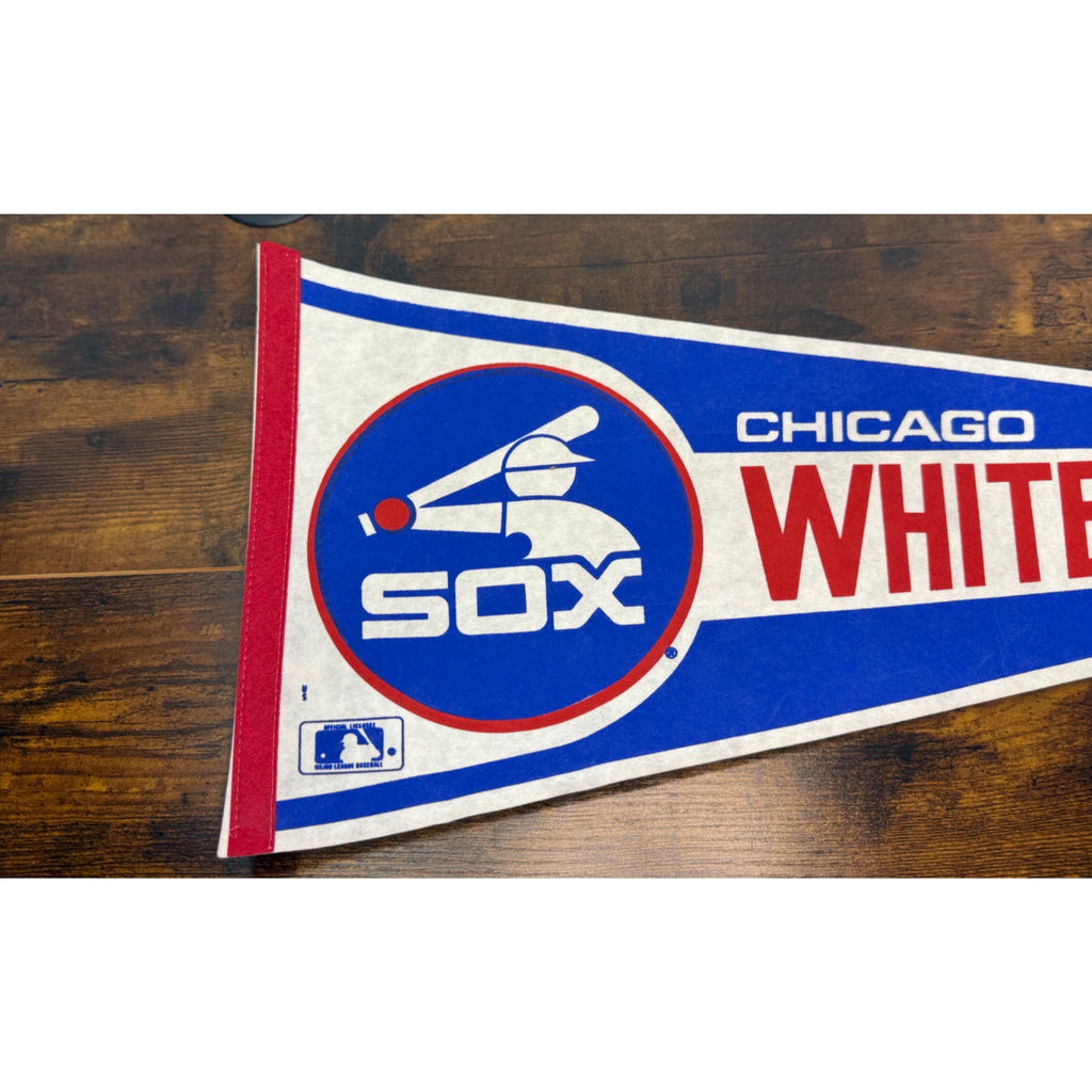 Chicago White Sox Vintage MLB Felt Pennant - Baseball Memorabilia 30 inches
