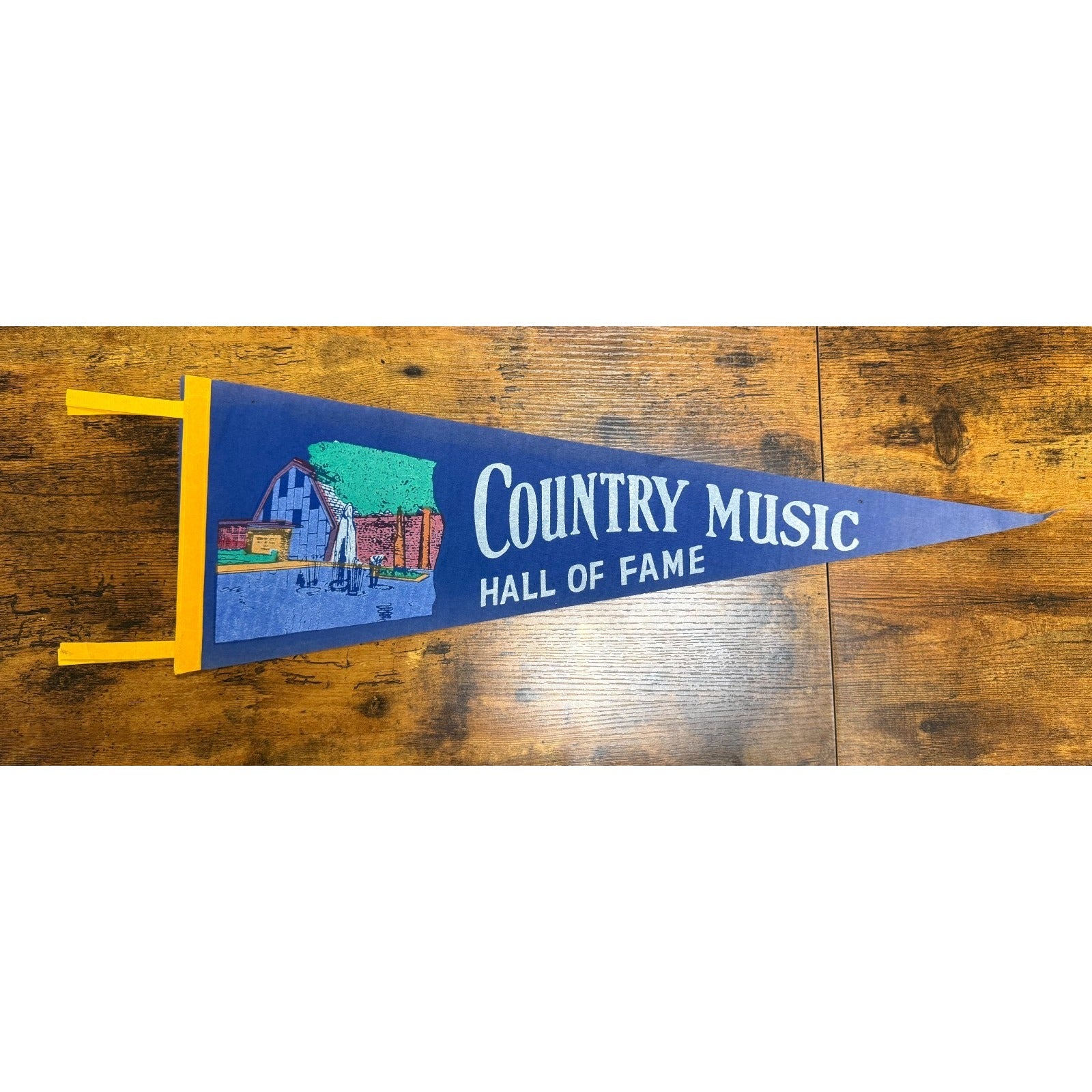 Vintage Country Music Hall of Fame pennant