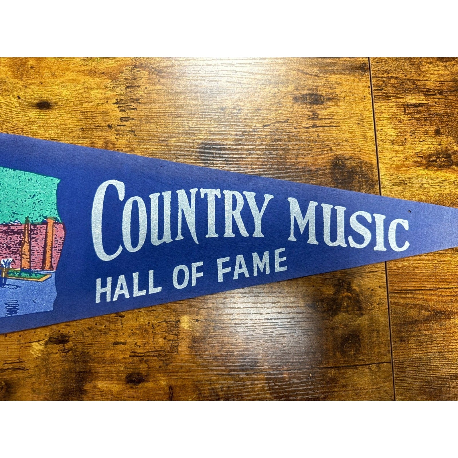 Vintage Country Music Hall of Fame pennant