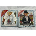 Vintage 1985 Steiff Bride and Groom Teddy Bear paper dolls set NEW