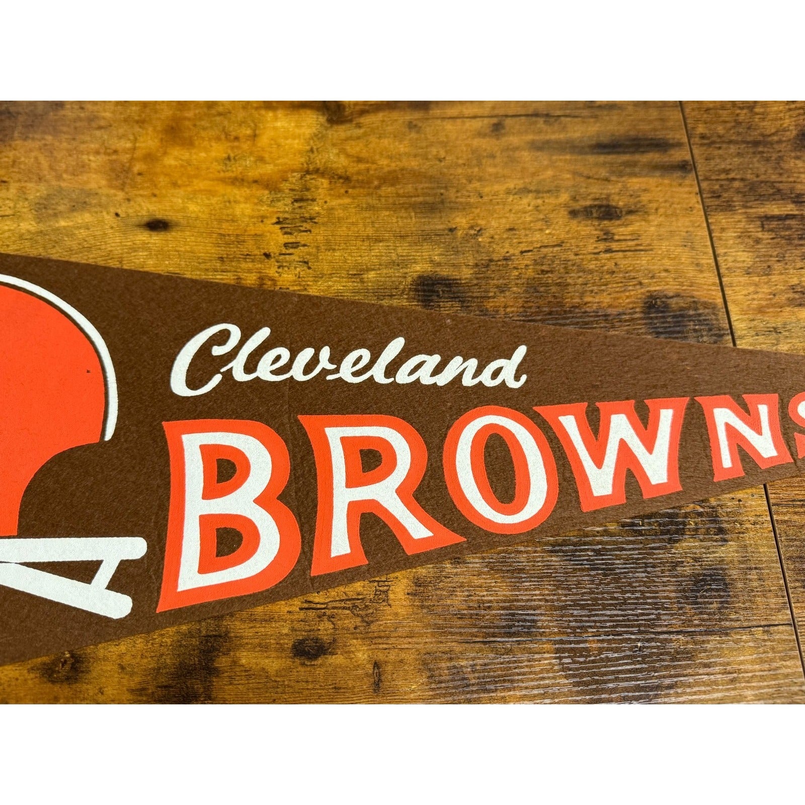 Vintage 1967 NFL Cleveland Browns pennant